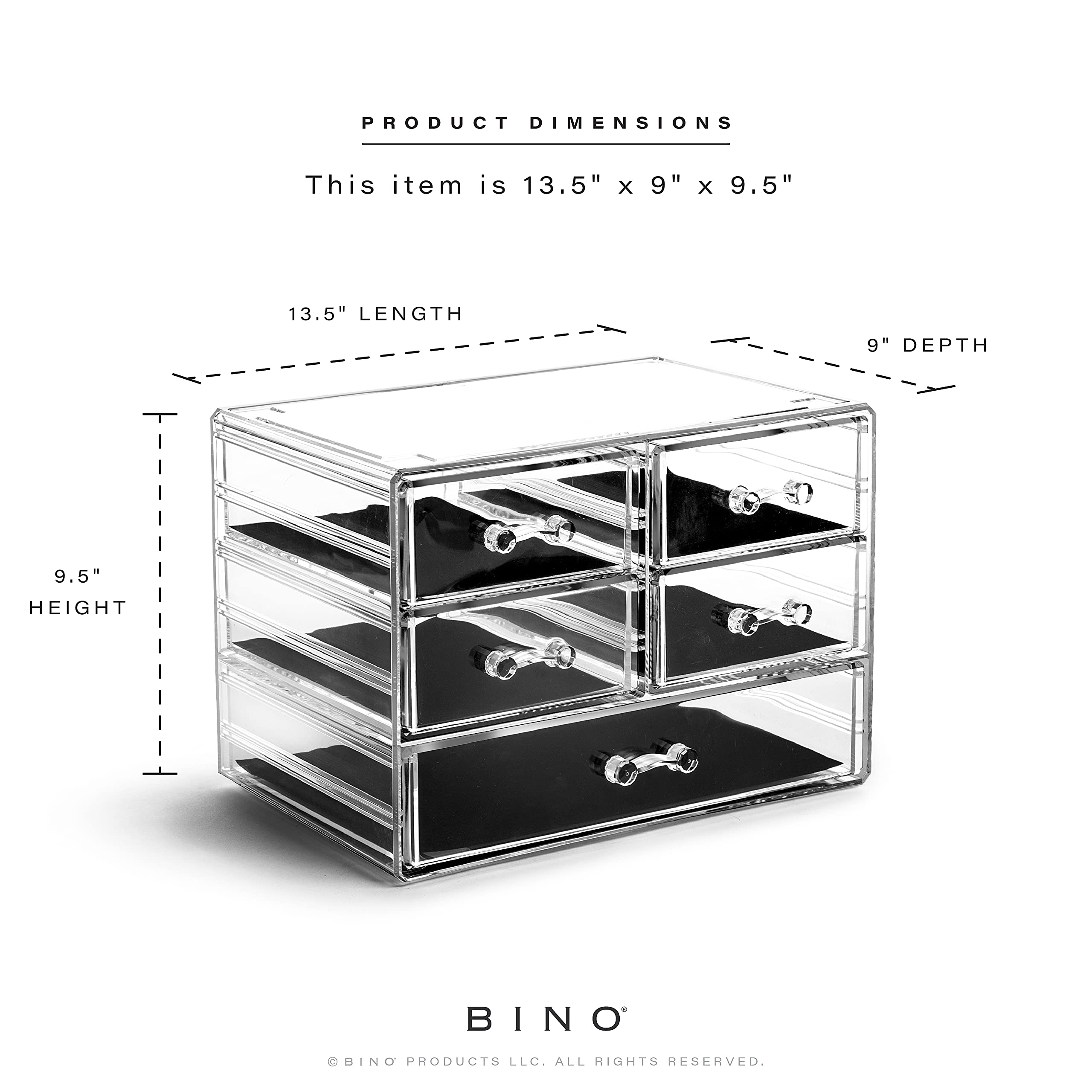 Amazon.com: BINO | 5 Drawer Makeup Organizer - Houston | THE